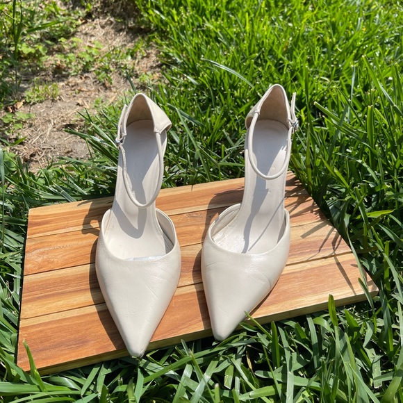 AEYDE Selma cream leather color Pointed Toe Pump (Women) SIZE 37 - Picture 8 of 13